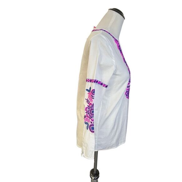 Lilly Pulitzer NWT Coretta Embroidered Tunic Blouse Boho size XXS - Picture 4 of 12